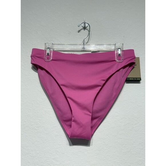 NEW Nike Womens‎ High Waist Bikini Swim Bottoms Pink Size Large Beach Summer - Picture 3 of 10